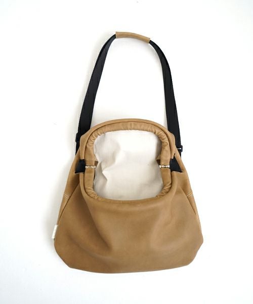 macromauro マクロマウロtonybob mini n [beige]　トニーボブミニ がま口ショルダーバッグ