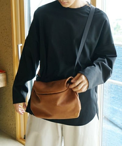 macromauro マクロマウロtonybob mini n [brown]　トニーボブミニ がま口ショルダーバッグ