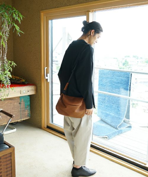 macromauro マクロマウロtonybob mini n [brown]　トニーボブミニ がま口ショルダーバッグ