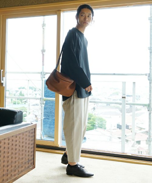 macromauro マクロマウロtonybob mini n [brown]　トニーボブミニ がま口ショルダーバッグ