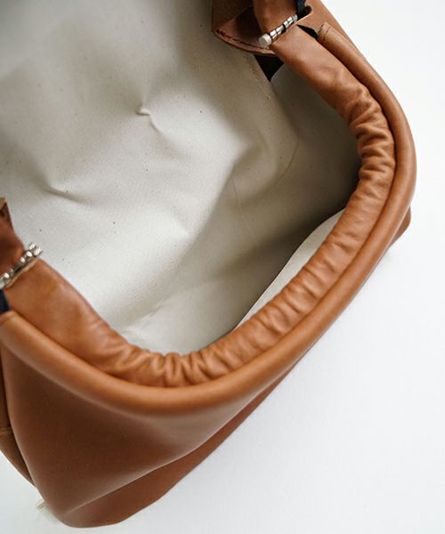 macromauro マクロマウロtonybob mini n [brown]　トニーボブミニ がま口ショルダーバッグ