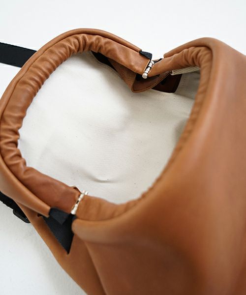 macromauro マクロマウロtonybob mini n [brown]　トニーボブミニ がま口ショルダーバッグ