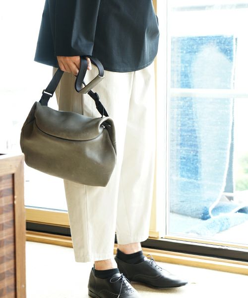 macromauro マクロマウロtonybob mini n [gray]　トニーボブミニ がま口ショルダーバッグ