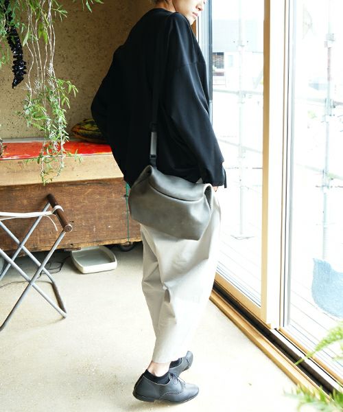 macromauro マクロマウロtonybob mini n [gray]　トニーボブミニ がま口ショルダーバッグ