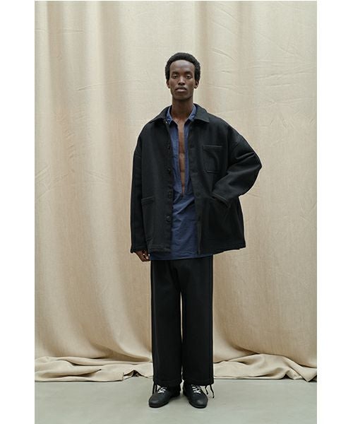 YOKO SAKAMOTOヨーコサカモト BEACH CLOTH JACKET [BLACK] YS - 24AW - 20