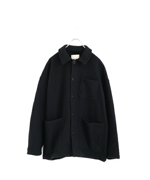YOKO SAKAMOTO ヨーコサカモト BEACH CLOTH JACKET [BLACK] YS - 24AW - 20