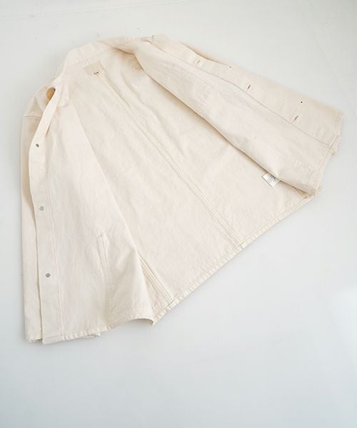 YOKO SAKAMOTO ヨーコサカモト DENIM COVERALL[FADE WHITE] YS - 24AW - 46