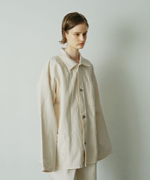 YOKO SAKAMOTO ヨーコサカモト DENIM COVERALL[FADE WHITE] YS - 24AW - 46