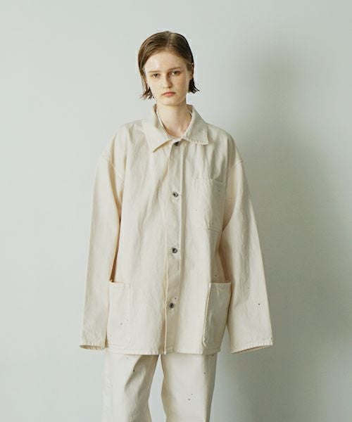 YOKO SAKAMOTOヨーコサカモト DENIM COVERALL[FADE WHITE] YS - 24AW - 46