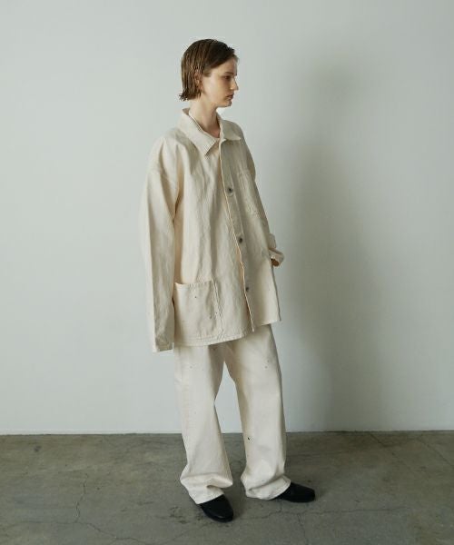 YOKO SAKAMOTO ヨーコサカモト DENIM COVERALL[FADE WHITE] YS - 24AW - 46