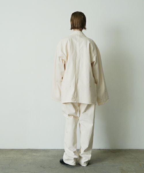 YOKO SAKAMOTO ヨーコサカモト DENIM COVERALL[FADE WHITE] YS - 24AW - 46