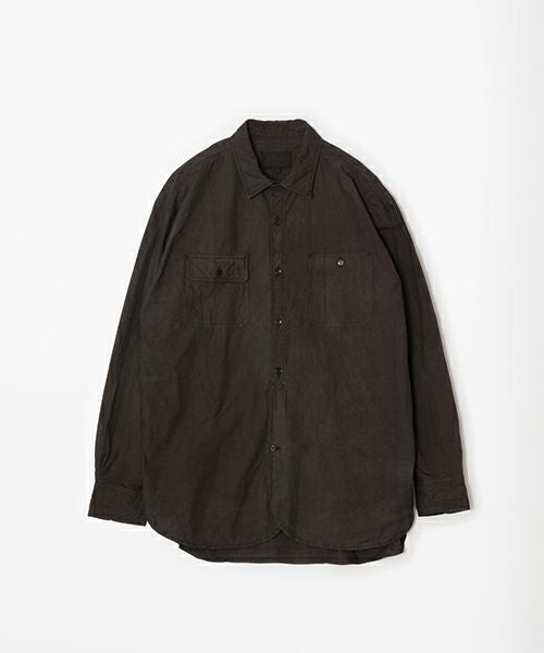 YOKO SAKAMOTOヨーコサカモト WORK SHIRT [SUMI INK] YS - 24AW - 76