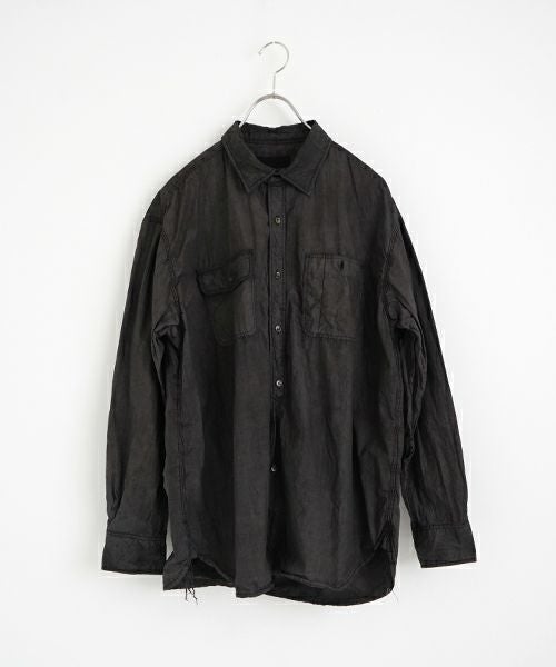 YOKO SAKAMOTO ヨーコサカモト WORK SHIRT [SUMI INK] YS - 24AW - 76