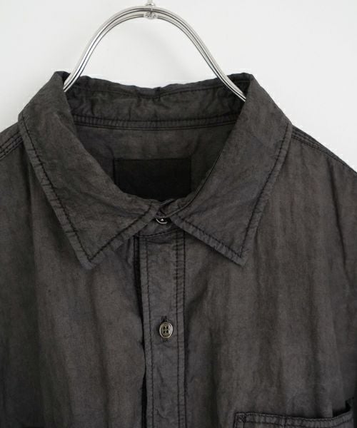 YOKO SAKAMOTO ヨーコサカモト WORK SHIRT [SUMI INK] YS - 24AW - 76