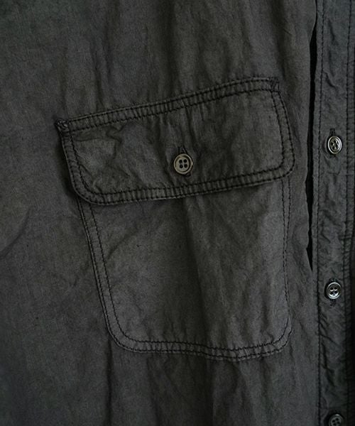 YOKO SAKAMOTOヨーコサカモト WORK SHIRT [SUMI INK] YS - 24AW - 76