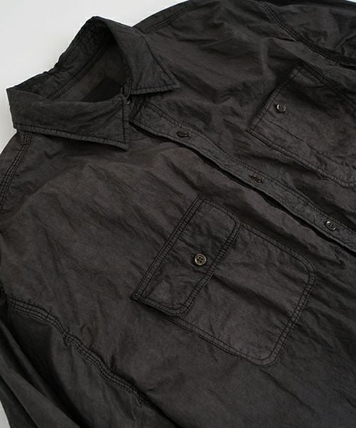 YOKO SAKAMOTOヨーコサカモト WORK SHIRT [SUMI INK] YS - 24AW - 76
