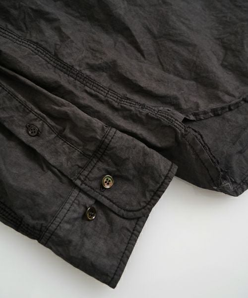 YOKO SAKAMOTOヨーコサカモト WORK SHIRT [SUMI INK] YS - 24AW - 76