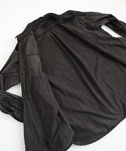 YOKO SAKAMOTO ヨーコサカモト WORK SHIRT [SUMI INK] YS - 24AW - 76