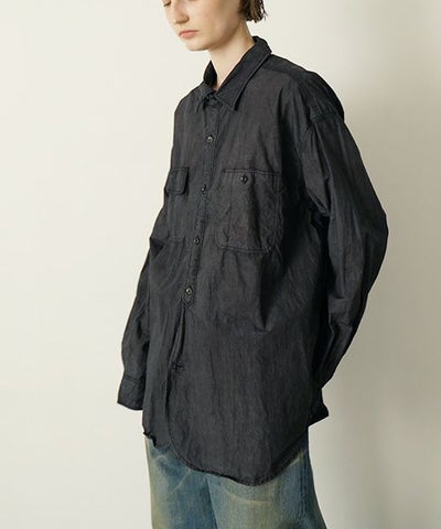 YOKO SAKAMOTOヨーコサカモト WORK SHIRT [SUMI INK] YS - 24AW - 76