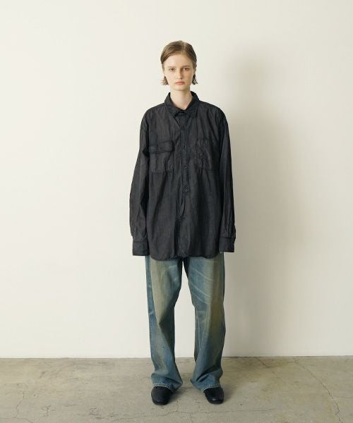 YOKO SAKAMOTOヨーコサカモト WORK SHIRT [SUMI INK] YS - 24AW - 76