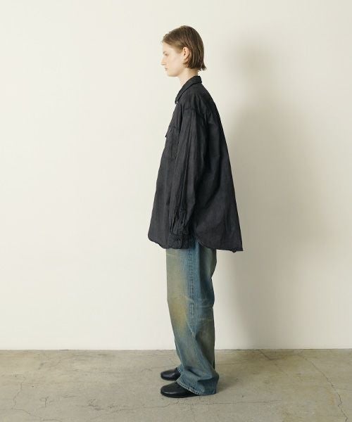 YOKO SAKAMOTO ヨーコサカモト WORK SHIRT [SUMI INK] YS - 24AW - 76