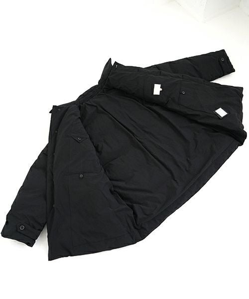 yoko sakamoto ヨーコサカモト BIG JACKET CHECK YOKO SAKAMOTO ヨーコサカモト DOWN BIG JACKET [BLACK]YS - 24AW - 01