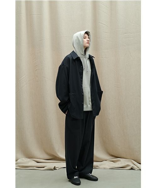 ジャケット・アウター YOKO SAKAMOTO WORKJUMPSUIT YOKO SAKAMOTO ヨーコサカモト BRUSHED WOOL WORK JACKET [BLACK