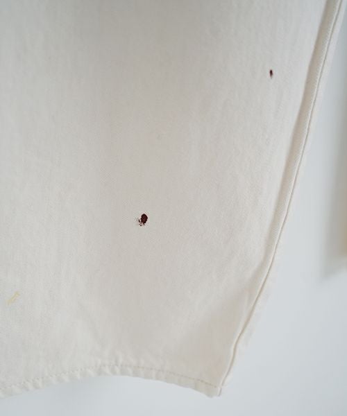 YOKO SAKAMOTOヨーコサカモト DENIM STRAIGHT PANTS [FADE WHITE] YS - 24AW - 49ストレートデニムパンツ