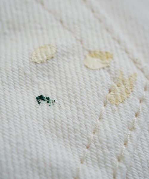 YOKO SAKAMOTOヨーコサカモト DENIM STRAIGHT PANTS [FADE WHITE] YS - 24AW - 49ストレートデニムパンツ