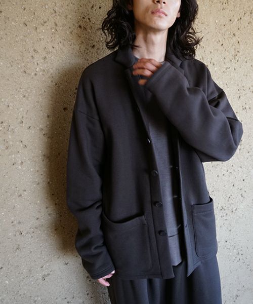 YOKO SAKAMOTO ヨーコサカモト PLEATS BLOUSE [VINTAGE BLACK/YS-25SS