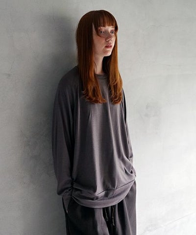 VU / ヴウhome&miles basic long knit [CHARCOAL] ベーシックロングニット vum-kn01