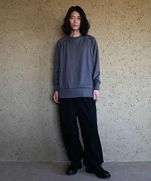 VU / ヴウhome&miles basic long knit [CHARCOAL] ベーシックロングニット vum-kn01