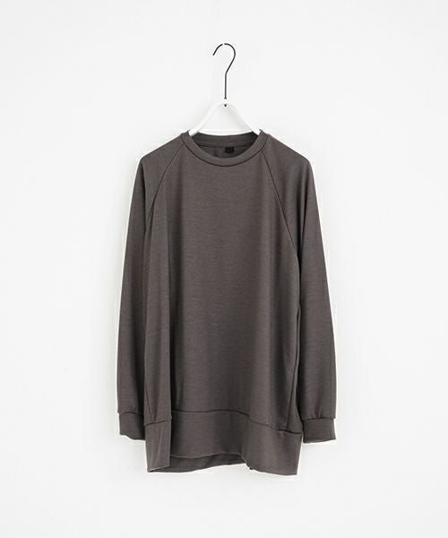 VU / ヴウhome&miles basic long knit [CHARCOAL] ベーシックロングニット vum-kn01