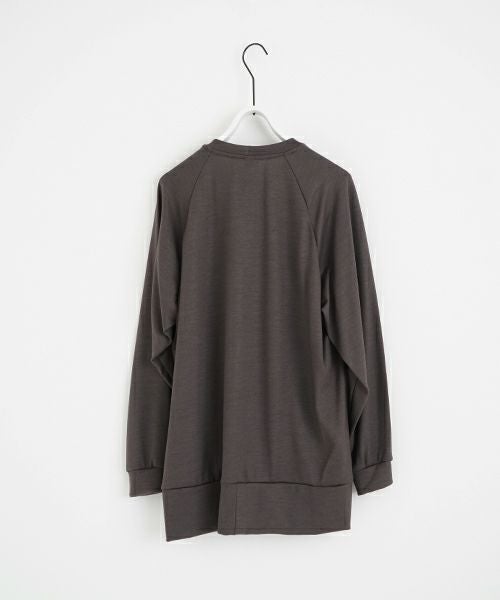 VU / ヴウhome&miles basic long knit [CHARCOAL] ベーシックロングニット vum-kn01