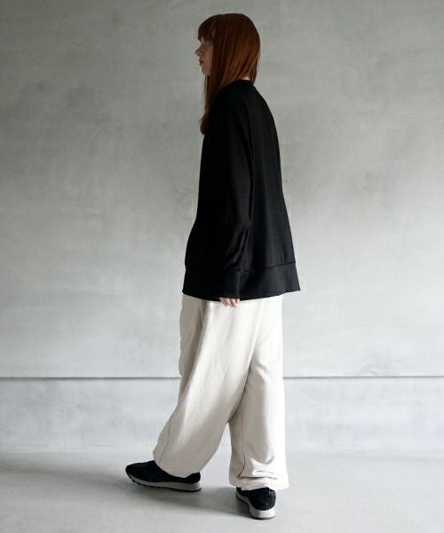  VU / ヴウhome&miles basic long knit [BLACK] ベーシックロングニット vum-kn01