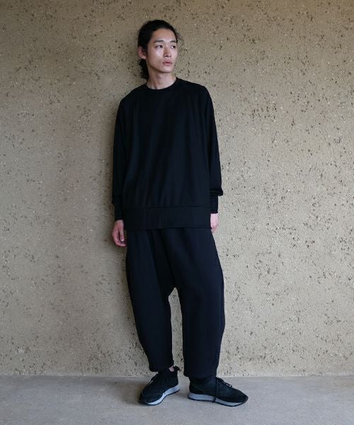  VU / ヴウhome&miles basic long knit [BLACK] ベーシックロングニット vum-kn01