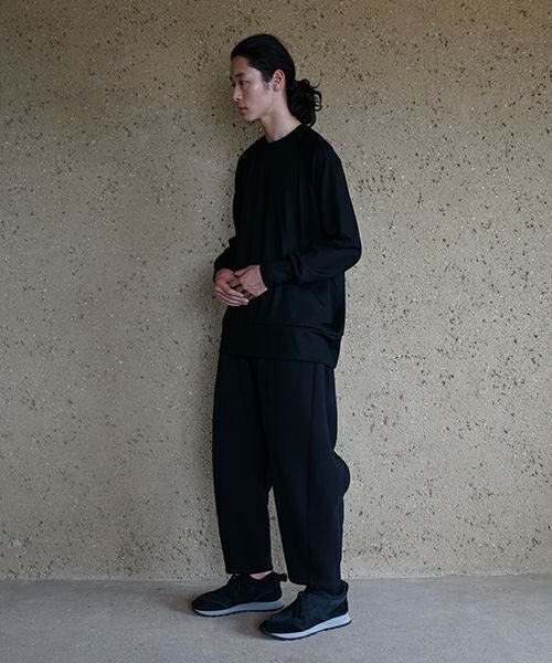 VU / ヴウhome&miles basic long knit [BLACK] ベーシックロングニット vum-kn01