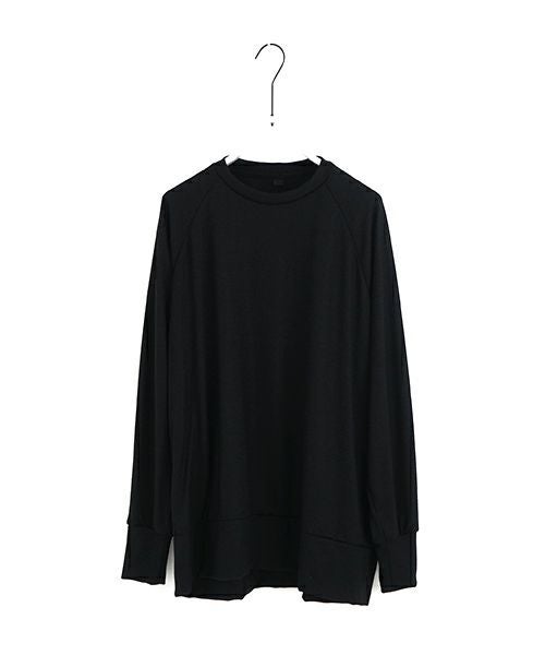  VU / ヴウhome&miles basic long knit [BLACK] ベーシックロングニット vum-kn01