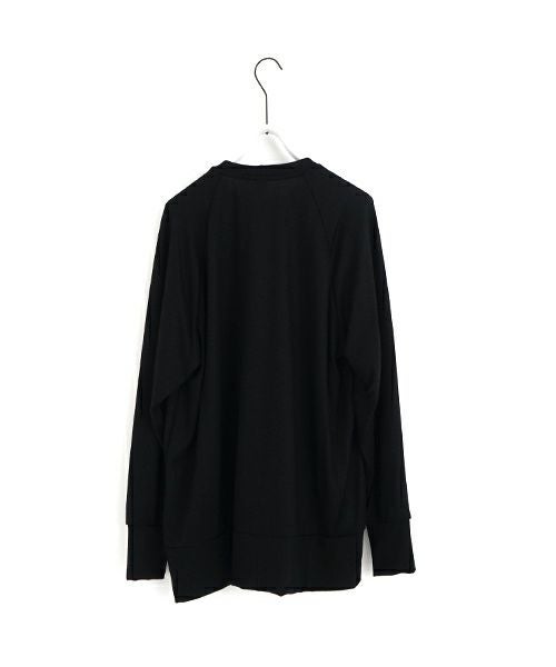  VU / ヴウhome&miles basic long knit [BLACK] ベーシックロングニット vum-kn01