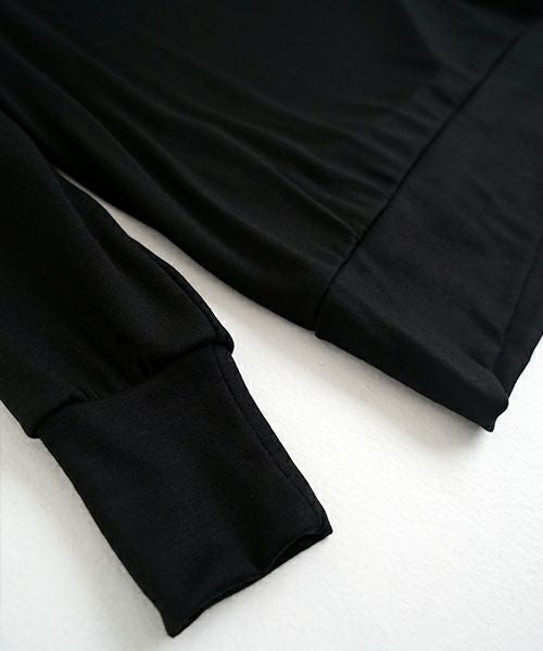  VU / ヴウhome&miles basic long knit [BLACK] ベーシックロングニット vum-kn01