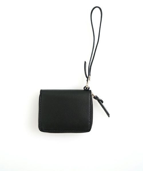 ED ROBERT JUDSONエド ロバート ジャドソンkarabiner strap round zip purse 05.BLACK