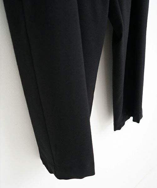  YOKO SAKAMOTOヨーコサカモトBRUSHED WOOL WIDE PANTS [BLACK]YS - 24AW - 36ウールパンツ