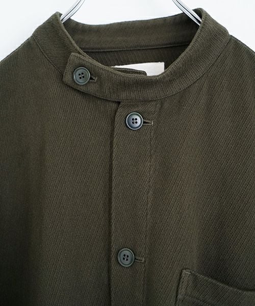 YOKO SAKAMOTO ヨーコサカモト WORK STAND COLLAR JACKET [OLIVE] YS