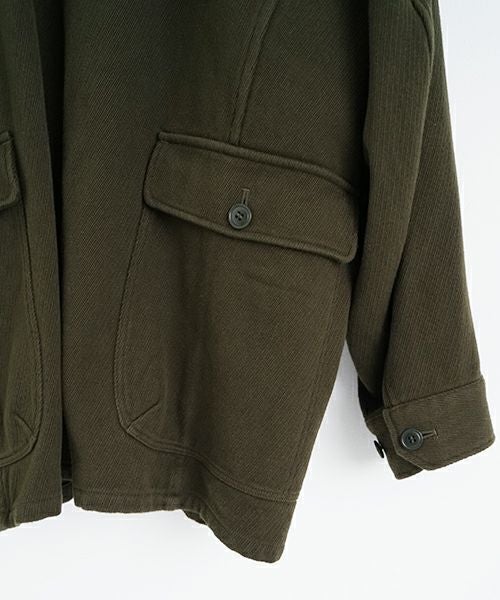 YOKO SAKAMOTOヨーコサカモト WORK STAND COLLAR JACKET [OLIVE] YS - 24AW - 41スタンドカラーワークジャケット