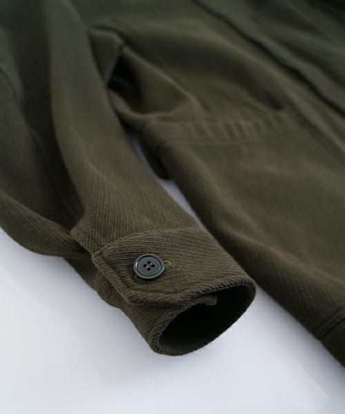 YOKO SAKAMOTO ヨーコサカモト WORK STAND COLLAR JACKET [OLIVE] YS