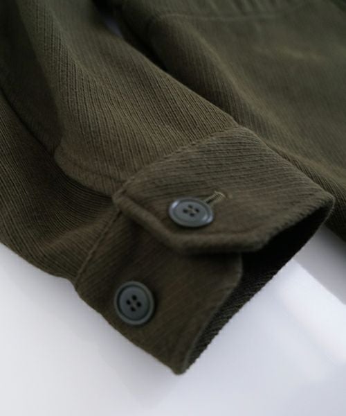 YOKO SAKAMOTOヨーコサカモト WORK STAND COLLAR JACKET [OLIVE] YS - 24AW - 41スタンドカラーワークジャケット