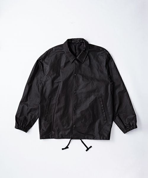 YOKO SAKAMOTOヨーコサカモト LEATHER COACH JACKE [BLACK] YS - 25SS - 02