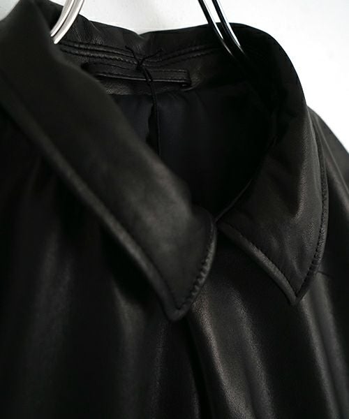 YOKO SAKAMOTOヨーコサカモト LEATHER COACH JACKE [BLACK] YS - 25SS - 02