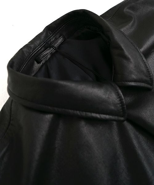 YOKO SAKAMOTO ヨーコサカモト LEATHER JACKET [LACK - NU] YS - 24AW - 08