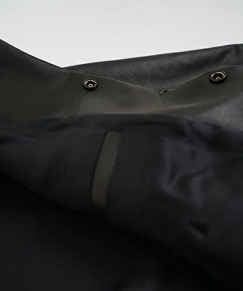 YOKO SAKAMOTOヨーコサカモト LEATHER COACH JACKE [BLACK] YS - 25SS - 02